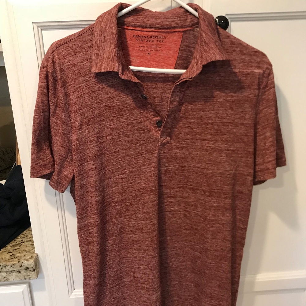 Banana Republic Polo - Heather Red